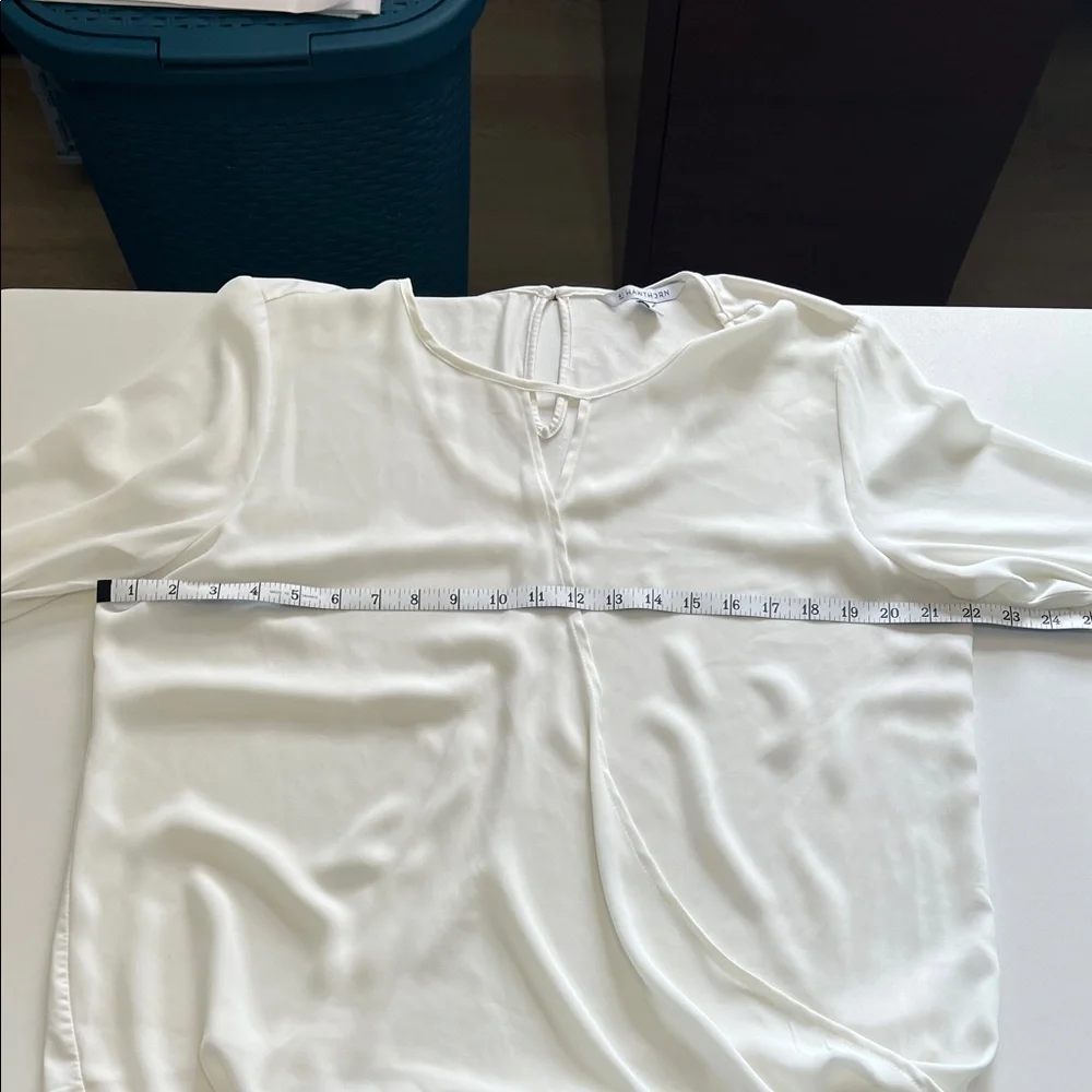 41 Hawthorn Soft Cream Wrap Blouse